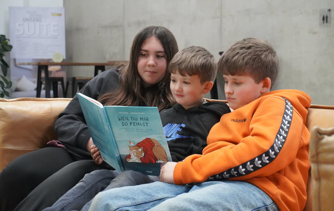 Jugendliche im Gespräch